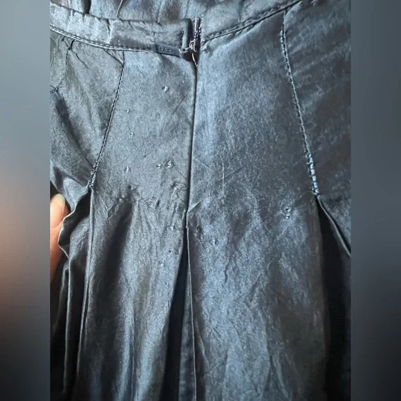 Vintage Jones New York Navy A-Line Full Skirt - Picture 6 of 7